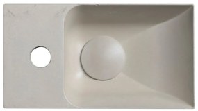 Светлосив бетонен малък умивалник 31x17 cm Piccolino – Sapho