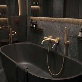 Смесител за вана Rea Venti Brush Gold