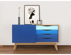 Син скрин с чекмеджета Avon - Woodman