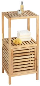 Нисък шкаф за баня от масивен орех естествен 40x86 cm Norway – Wenko