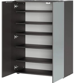 Сив шкаф за обувки Genova - Germania