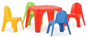 316178 vidaXL Детски комплект маса и столчета, PP