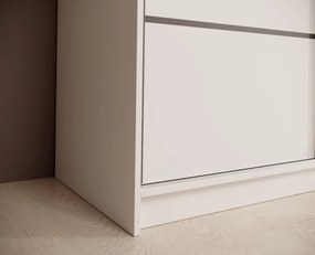 Гардероб Barry 200 плъзгащ-Бяло