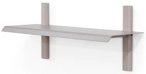 Сиво-бежов метален стенен рафт 60 cm Hola – Spinder Design