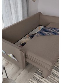 Кафяв разтегателен диван Charming Charlie - Miuform