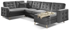 Разтегателен диван в П-образна форма ASTRA, 326x93x202, sawana 05