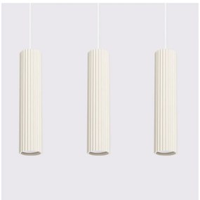 Кремаво висящо осветително тяло Gleam – Sollux
