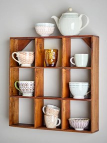 На няколко нива стенен рафт от рециклирано дърво в естествен цвят 53 cm Tilo – Bloomingville