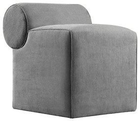 Табуретка TIKI 47x45 см сива