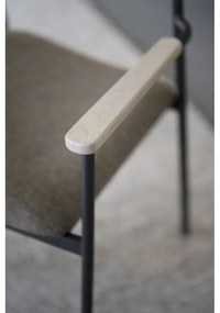 Трапезни столове в бежов и естествен цвят в комплект от 2 бр. Maymont – Rowico