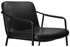 Черен бар стол от изкуствена кожа, височина 95 cm Boto - DAN-FORM Denmark