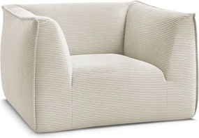 Бежово кресло от рипсено кадифе Giorgia – Bobochic Paris