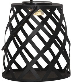 Черен LED фенер, височина 20 cm Calabria - Star Trading