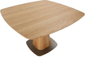 Трапезна маса от декор от дъб 120x120 cm Etel – MOME