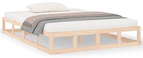 820816 vidaXL Рамка за легло 200x200 см масивно дърво