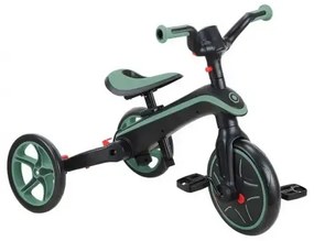 Детска триколка 4 в 1 GLOBBER EXPLORER TRIKE FOLDABLE, сгъваема, цвят маслина