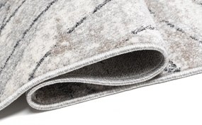 Модерен бежов килим с мотив от нежни листа Ширина: 120 см | Дължина: 170 см