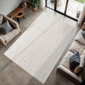 Кремава пътека за открито и закрито 80x150 cm Doha 1652 Cream – Ayyildiz Carpets