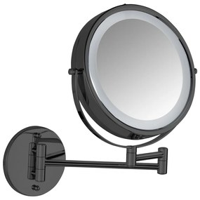 Козметично увеличително огледало със светлина (увеличение 5x) ø 25,5 cm Lumi – Wenko