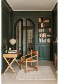 Кремав ръчно изработен памучен килим подходящ за пране 120x160 cm Mosaic – Lorena Canals