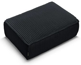 Черна табуретка от рипсено кадифе Chelsea – Bobochic Paris