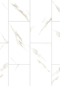 Mexen River White винилови панели 610 x 305 mm LVT Dryback 2,5 mm, PVC основа, 4 V-Фуга, Jazz White