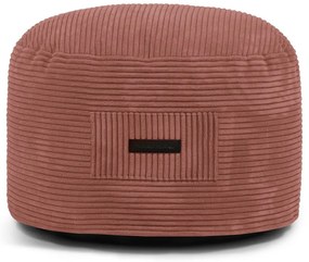 Табуретка от рипсено кадифе в тухлен цвят Om 60 – SLOWDOWN