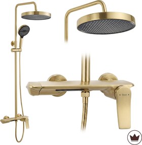 Комплект за душ Rea Vision Brush Gold