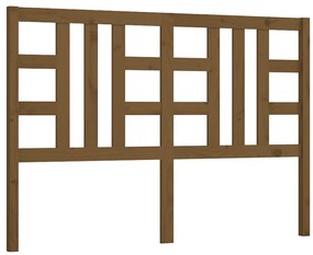 817848 vidaXL Горна табла за легло, меденокафява, 156x4x100 см, бор масив