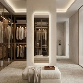 Огледало LED 150x50cm MOL-SQ