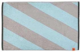 Килим за баня от органичен памук в цвят мента 50x80 cm Diagonal – Mette Ditmer Denmark