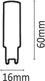 Лампа LED InLight G9 6W 4000K