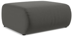 Сива кадифена табуретка Ekahi – Makamii