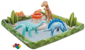 Надуваем център за игра Jurassic Adventure Intex 56132 - 201 x 201 x 36см