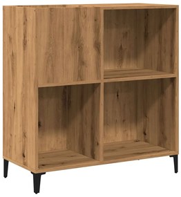 857174 vidaXL Шкаф за плочи Artisan Oak 84,5x38x89 cm Инженерна дървесина
