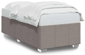 3284815 vidaXL Рамка за легло без матрак, таупе, 100x200 см, плат