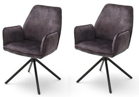 Трапезен стол NEXORO, 1 бр., антрацит