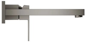 Кран за мивка стена Grohe Eurocube-Дължина 23 cm.-Anthracite Mat