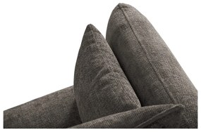 Сив ъглов диван (десен ъгъл) Matera - Cosmopolitan Design