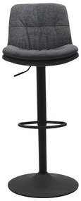 Тъмносив бар стол с регулируема височина Colville – Unique Furniture