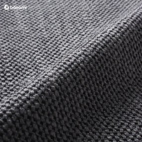 Тъмносиво двойно легло 180x200 cm тапицирано с място за съхранение с включена подматрачна рамка Atesio – Meise Möbel