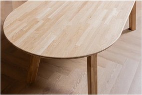 Трапезна маса от масивен дъб 90x220 cm Tablo – WOOOD