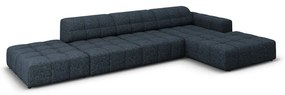 Син ъглов диван (десен ъгъл) Chicago - Cosmopolitan Design