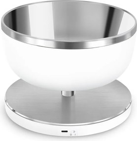 Кухненска везна Smeg Collezione KSC01WHMWW, До 5 кг/5 л, ТАРА, LED дисплей, Противоплъзгаща се основа, Автономия до 36 часа, Бял мат