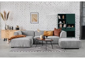 Светлосив диван с отворен модул, десен ъгъл Fairfield - Bonami Selection