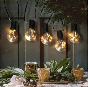 Solight 1v270- LED външна декоративна гирлянда 10xLED/3xAA 3m IP44 топло бяло