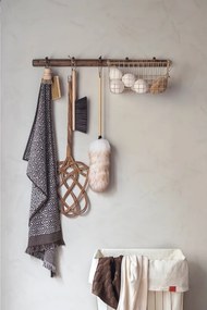 Кафява стенна закачалка от масивен дъб 72 cm Roots – Mette Ditmer Denmark