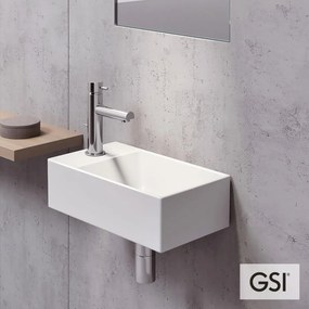 Мивка Kube-x GSI white-Length 40 cm