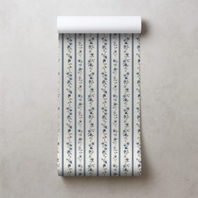 Фототапет – Сини цветя на ивици