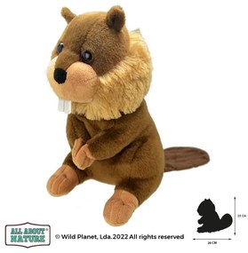 Плюшена играчка, Бобър 28см Wild Planet